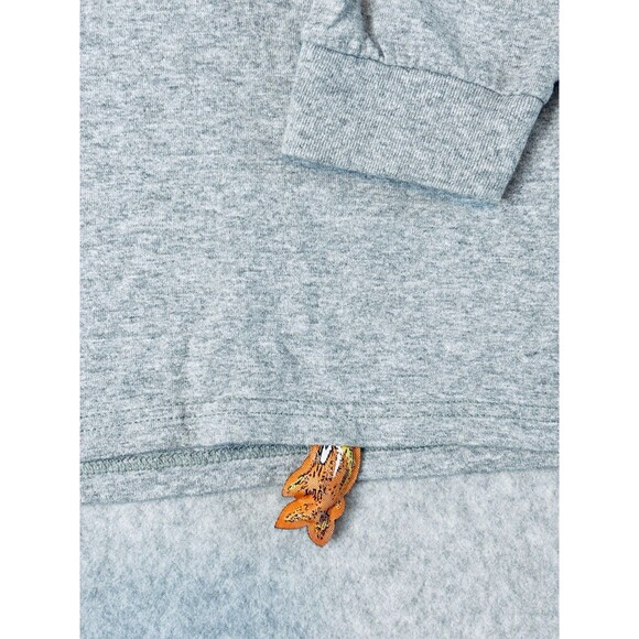 Pirana Joe Long Sleeve T Shirt Gray - Fish Tag - Progreso Mexico - 100%‎ Cotton - Picture 3 of 12